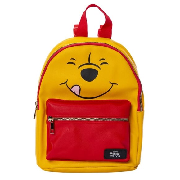 NWT See FLAW Winnie The Pooh Mini Backpack 11.5in plus FREE GIFT - Picture 2 of 10